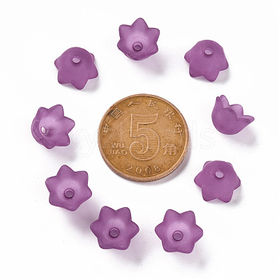 Transparent Acrylic Beads Caps PL543-7-1