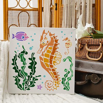 Plastic Reusable Drawing Painting Stencils Templates DIY-WH0172-495-1