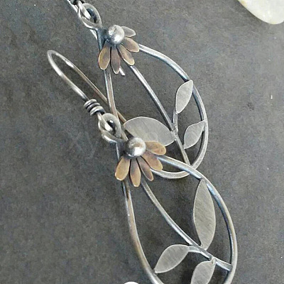Alloy Dangle Earrings WGEEEF7-01-1