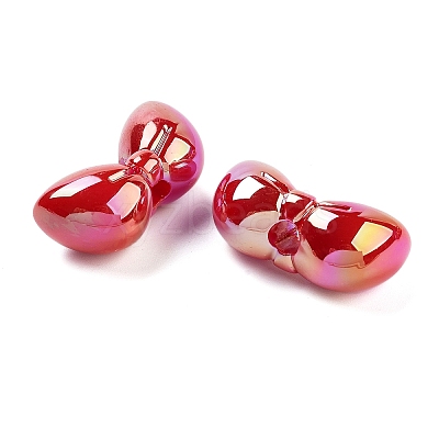 UV Plating Acrylic European Beads OACR-S142-04-1