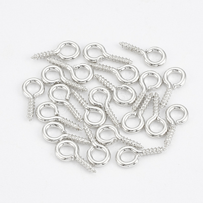 Iron Screw Eye Pin Peg Bails IFIN-S699-01C-P-NF-1