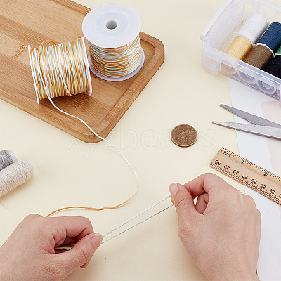 40M Round Polyester Cord OCOR-WH0077-106A-1