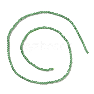 Imitation Jade Glass Beads Strands GLAA-K062-A01-02-1