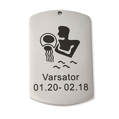 Non-Tarnish 304 Stainless Steel Pendants STAS-C098-01A-P-1