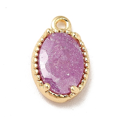Glass Charms KK-M233-01G-B-1