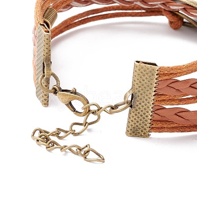 Rainbow Pride Bracelet BJEW-F426-01G-1