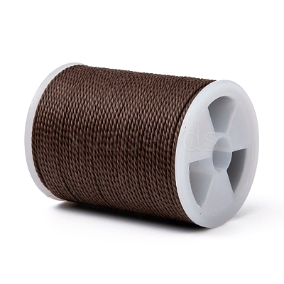 Round Waxed Polyester Cord YC-G006-01-1.0mm-36-1