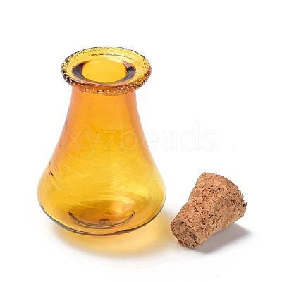 Glass Cork Bottles AJEW-O032-01C-1