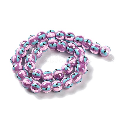 Handmade Porcelain Beads Strands PORC-L078-01I-1