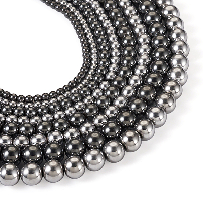 8 Strands 8 Styles Non-magnetic Synthetic Hematite Beads Strands G-TA0001-41-1