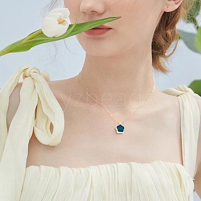 72Pcs 4 Colors Two Tone Glass Beads GLAA-PA0001-01-1