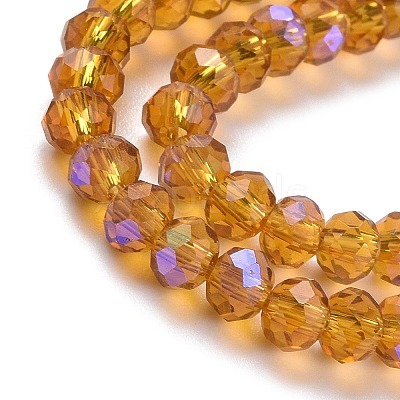 Electroplate Glass Beads Strands X1-EGLA-A034-T4mm-L01-1