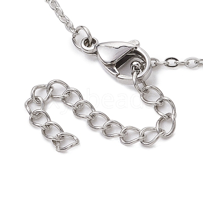304 Stainless Steel Round Cabochon Setting Bracelets BJEW-JB11091-02-1