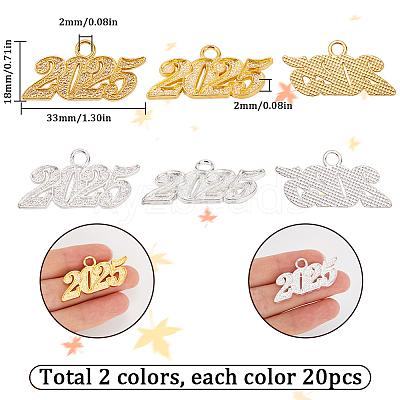 40Pcs 2 Colors High Quality Necklace Alloy Accessories FIND-SC0012-18-1