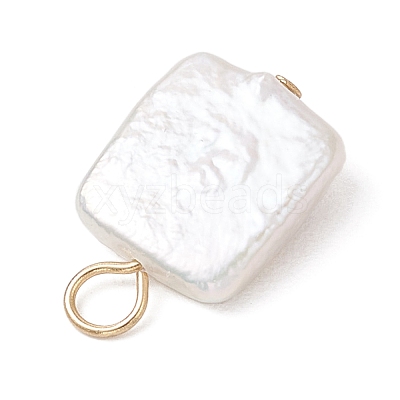 Natural Keshi Pearl Pendants PALLOY-JF04240-03-1