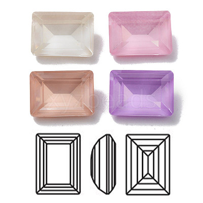 K9 Glass Rhinestone Cabochons RGLA-M020-G04-DE-1