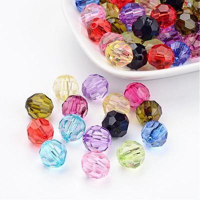 Transparent Acrylic Beads PL505Y-1
