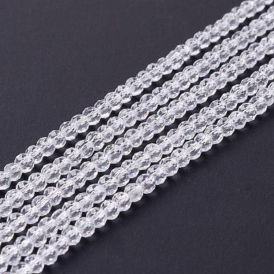 Transparent Glass Beads Strands GLAA-C019-01B-06-1