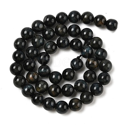 Grade AB Natural Tiger Eye Beads Strands G-B133-A02-8MM-03-1