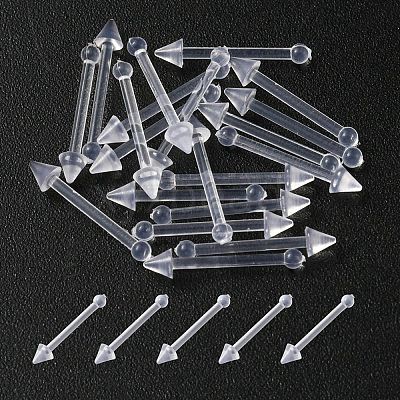 Acrylic Nose Bone Ring AJEW-YW0001-06C-1