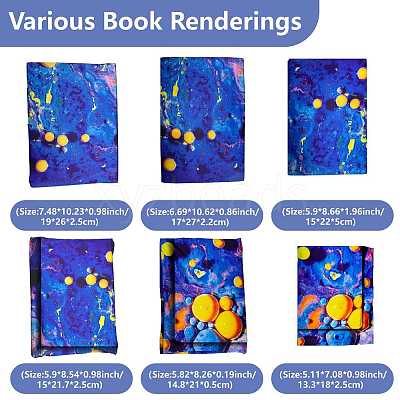 Polyester Book Covers OFST-WH0009-161-1