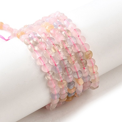Natural Morganite Beads Strands G-C179-A4mm-10-1