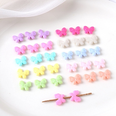 Opaque Acrylic Beads OACR-L016-06-1