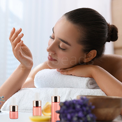 Glass Aromatherapy Subpackage Bottle AJEW-GF0009-79-1