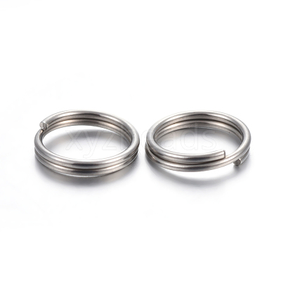 Tarnish Resistant 304 Stainless Steel Split Rings STAS-P223-22P-07-1