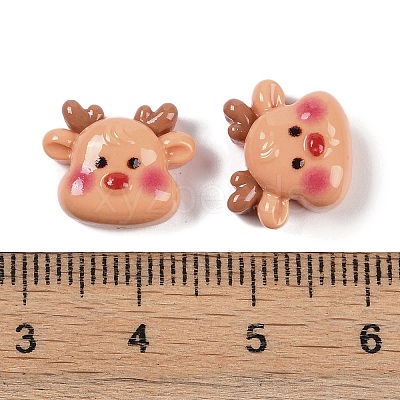 Christmas Opaque Resin Decoden Cabochons CRES-M036-03P-1