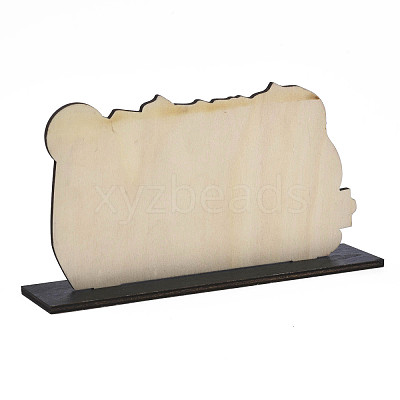 Wood Tabletop Display Decorations WOOD-N005-72-1