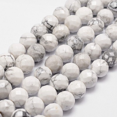 Natural Howlite Beads Strands G-D840-44-12mm-1
