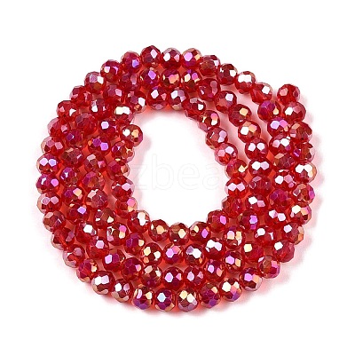 Electroplate Glass Beads Strands EGLA-A044-T4mm-B01-1