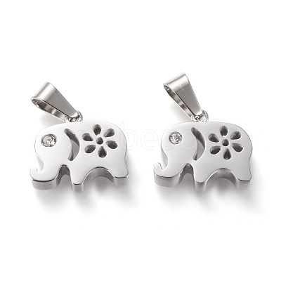 304 Stainless Steel Pendants STAS-F253-15P-1