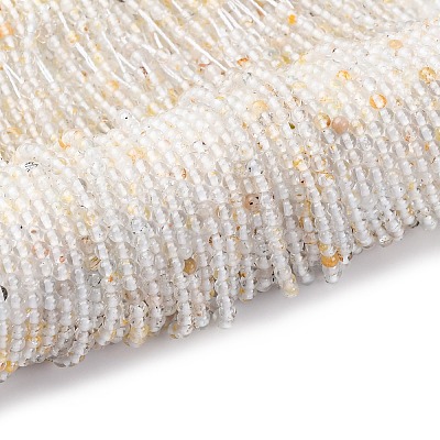 Natural White Topaz Beads Strands G-RM2025-B04-3mm-1