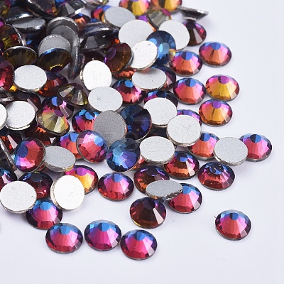 Glass Flat Back Rhinestone RGLA-C002-SS8-568-1