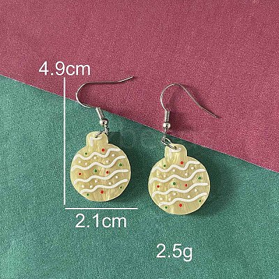 Christmas Acrylic Dangle Earrings FS-WG2A8CC-16-1