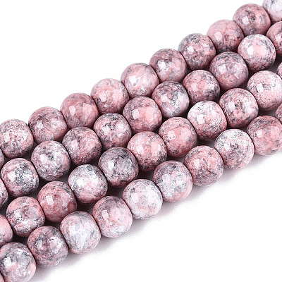 Baking Paint Glass Beads Strands X-DGLA-N016-6mm-03-1