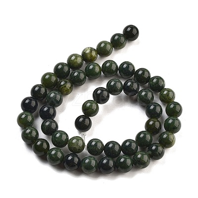 Natural Canadian Jade Beads Strands G-NH0029-01B-1