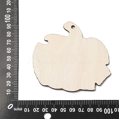 Halloween Printed Wooden Big Pendants WOOD-I016-01J-1