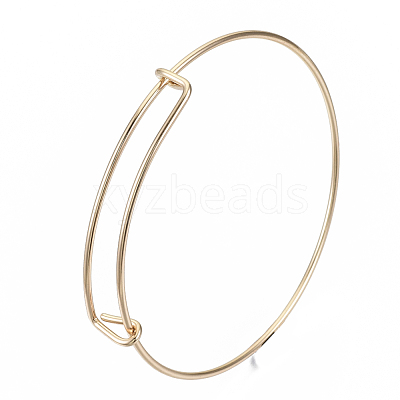 Adjustable Iron Expandable Bangle Making BJEW-R038-KC-1