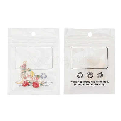 7Pcs 7 Style Brass Enamel Charms KK-YW0001-34-1