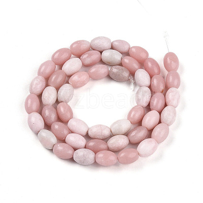 Natural Pink Opal Beads Strands G-N346-02B-09-1