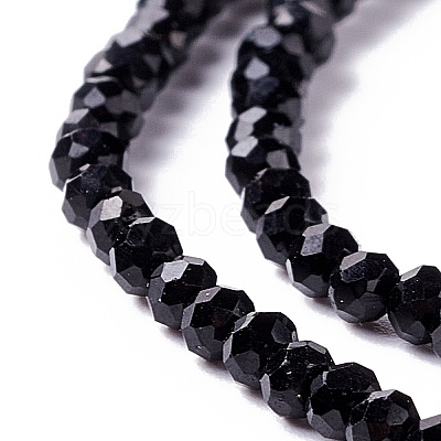 Transparent Glass Beads Strands X-GLAA-C019-01A-04-1