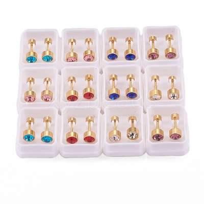 304 Stainless Steel Earlobe Plugs EJEW-H105-16-1