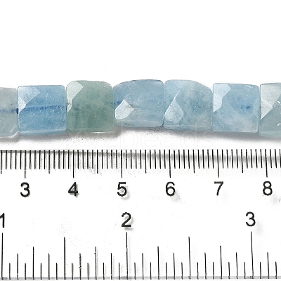 Natural Aquamarine Beads Strands G-C109-A16-02-1