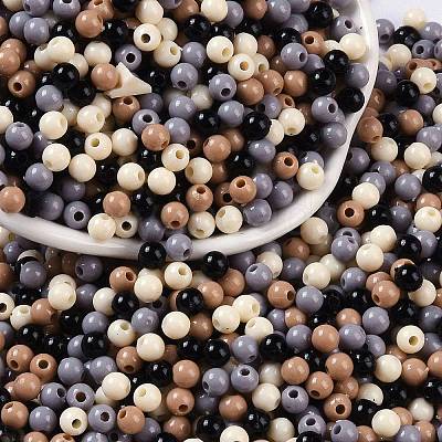 Opaque Acrylic Beads OACR-H118-07B-02-1