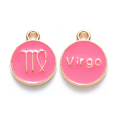 Alloy Enamel Pendants ENAM-S124-01B-03B-1