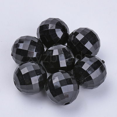 Transparent Acrylic Beads X-TACR-Q254-8mm-V72-1