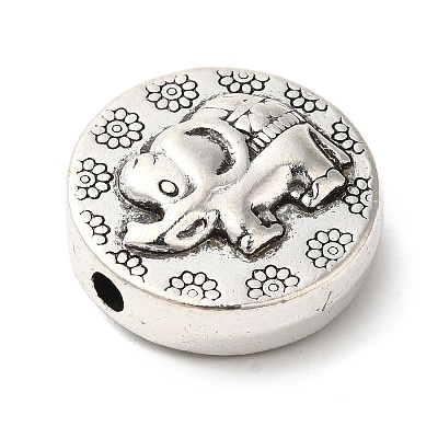 Tibetan Style Alloy Beads FIND-Z059-04AS-1